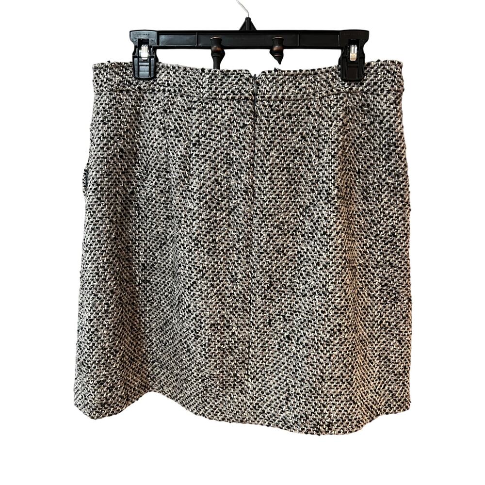 Ann Taylor LOFT Size 10 Gray Tweed Pencil Skirt Women’s Classic Workwear Office